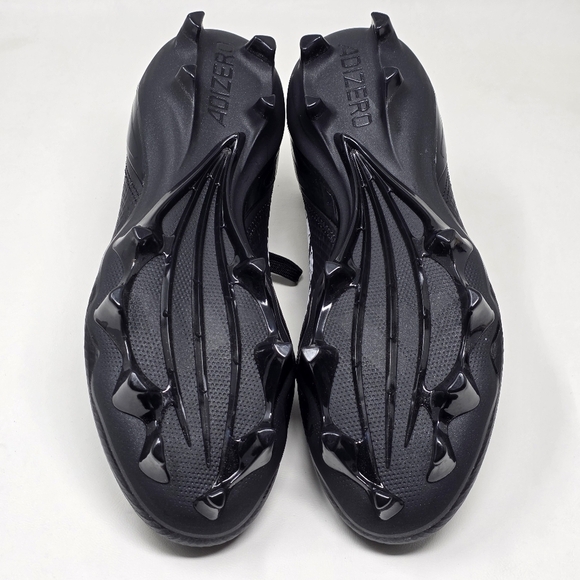 Adidas Adizero Impact Football Cleats Black White IE9661 Men’s Size 8.5 New - Picture 6 of 11